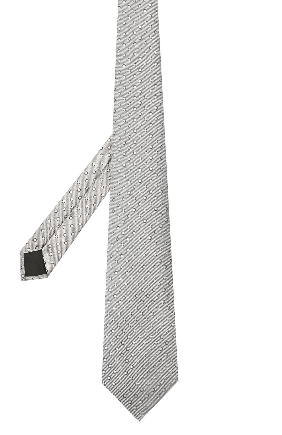 Шелковый галстук LANVIN серого цвета по цене 12600 руб., арт. 2050/TIE, фото 2 Шелковый галстук LANVIN, арт. 2050/TIE, фото 2