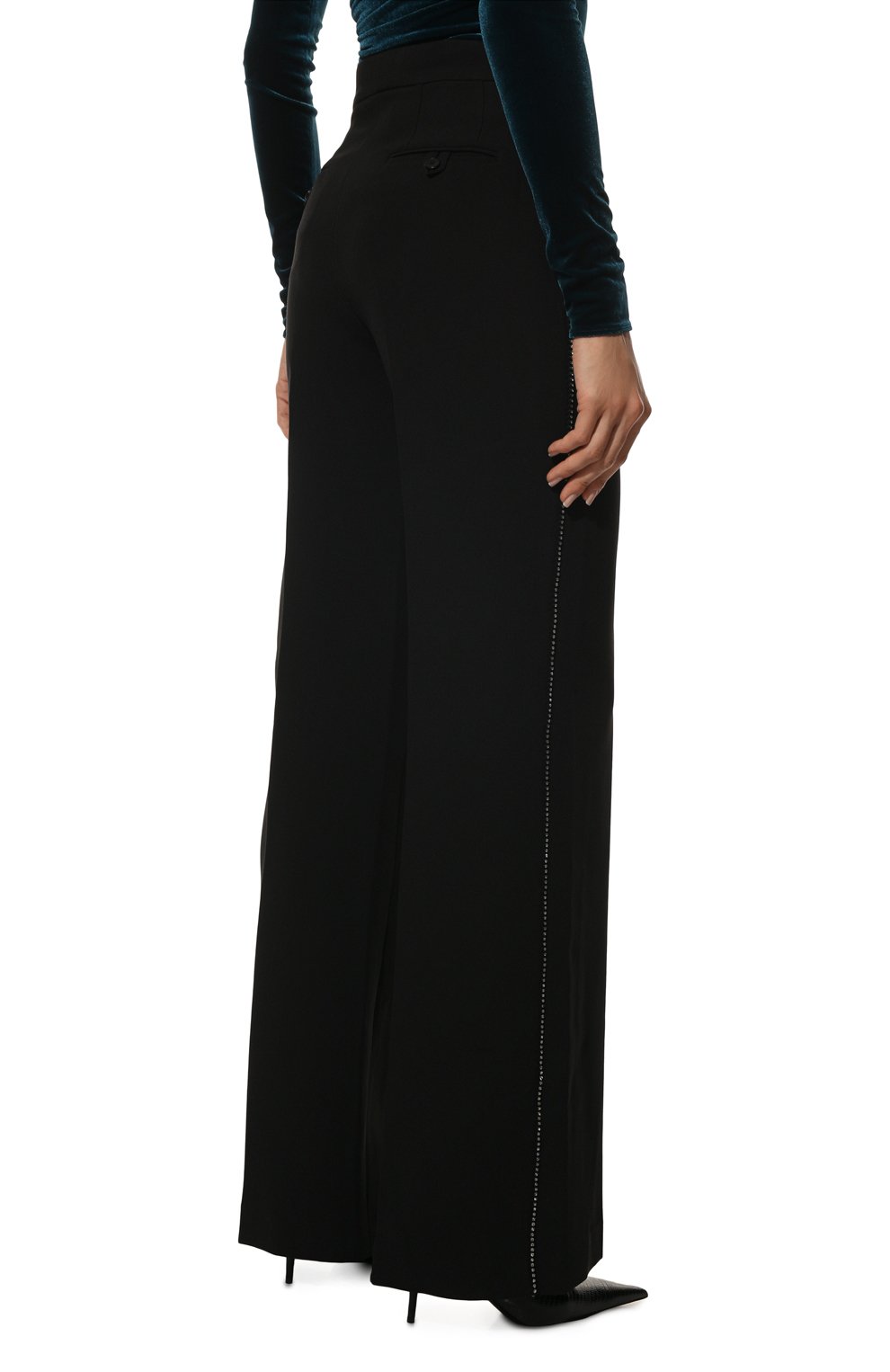 Брюки PHILOSOPHY DI LORENZO SERAFINI черного цвета по цене 59550 руб., арт. A0321/5756, фото 4 Брюки PHILOSOPHY DI LORENZO SERAFINI, арт. A0321/5756, фото 4