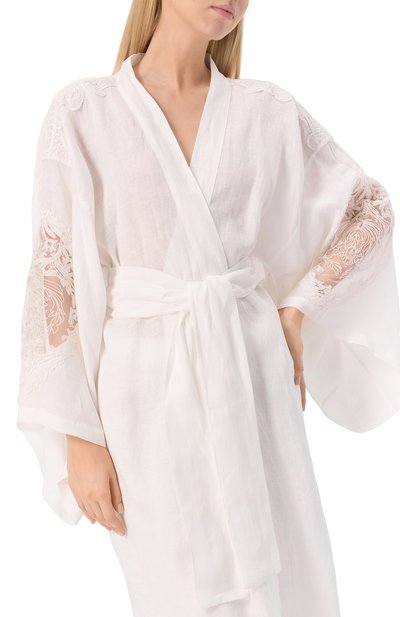 Кимоно изо льна и вискозы MAURIZIO, арт. W07010679, фото 5