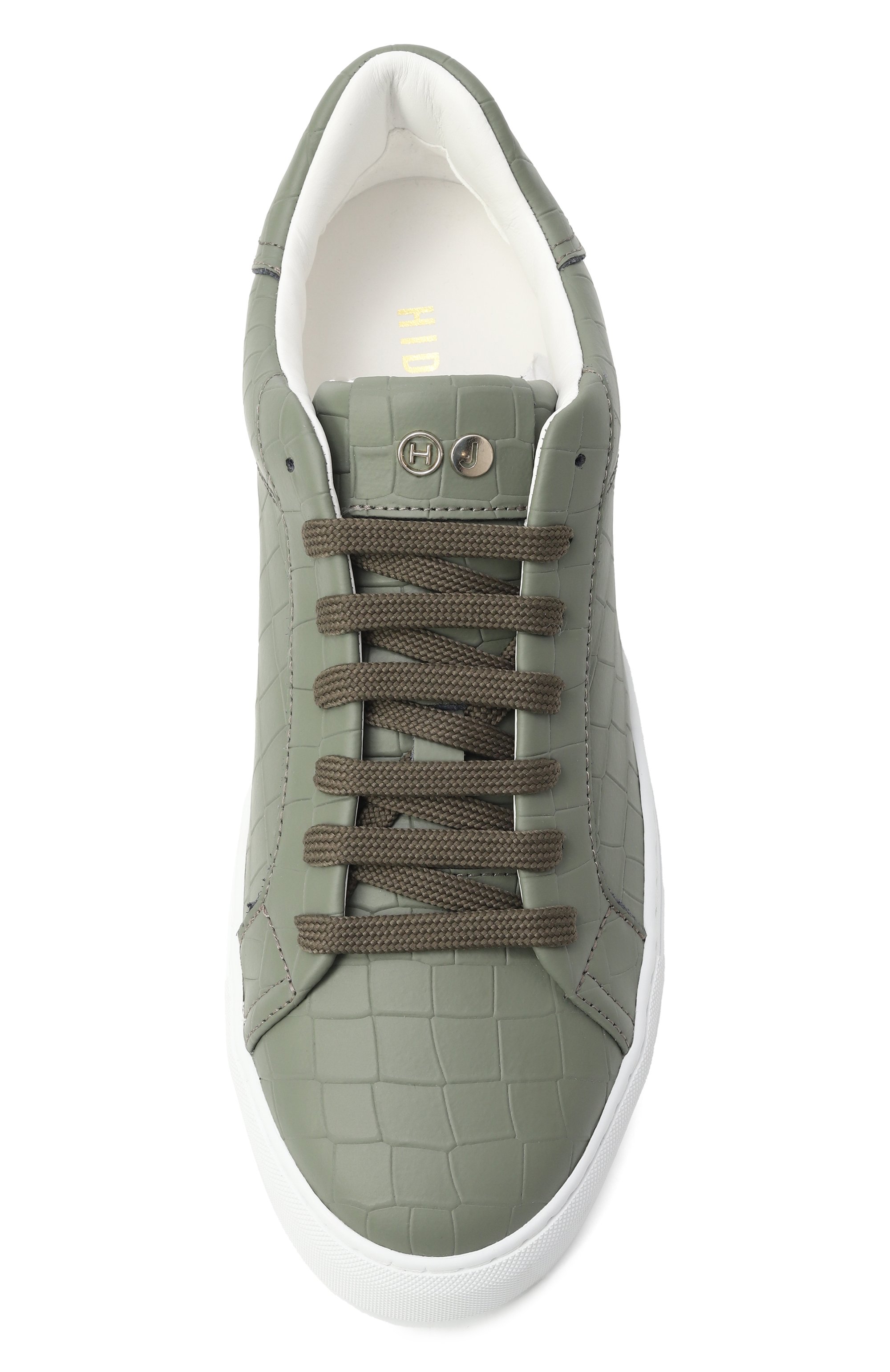 Кожаные кеды essence HIDE AND JACK, арт. EIBKLGRNWHT, фото 6