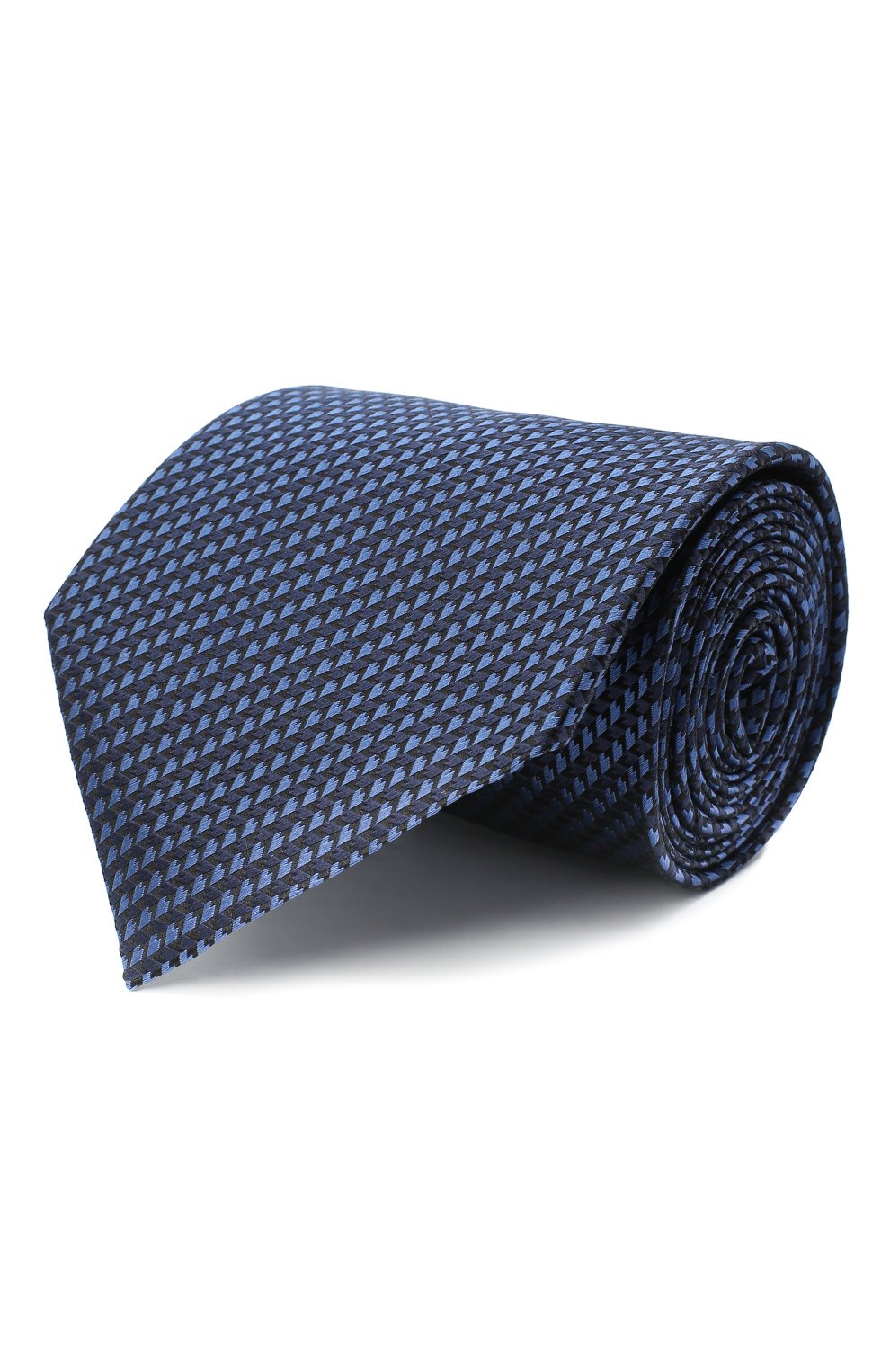 Шелковый галстук ZEGNA темно-синего цвета по цене 23700 руб., арт. Z8W09/1XW, фото 1 Шелковый галстук ZEGNA, арт. Z8W09/1XW, фото 1
