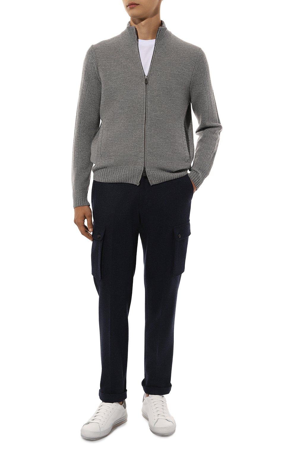 Шерстяные брюки-карго CORNELIANI, арт. 944L14-9418801, фото 2