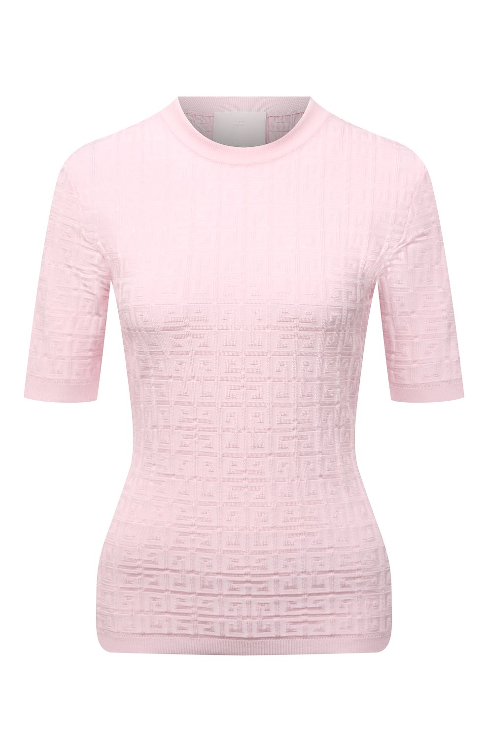 Пуловер из вискозы GIVENCHY розового цвета по цене 99500 руб., арт. BW90D24ZA4, фото 1 Пуловер из вискозы GIVENCHY, арт. BW90D24ZA4, фото 1