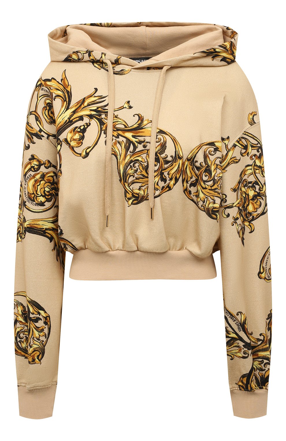 Хлопковое худи VERSACE JEANS COUTURE, арт. 72HAI314-72DP314 FELPA PRINT GARLAND 712+948/FS019, фото 1