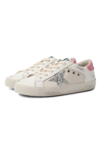 Кожаные кеды super-star GOLDEN GOOSE DELUXE BRAND, арт. GYF00103.F006753