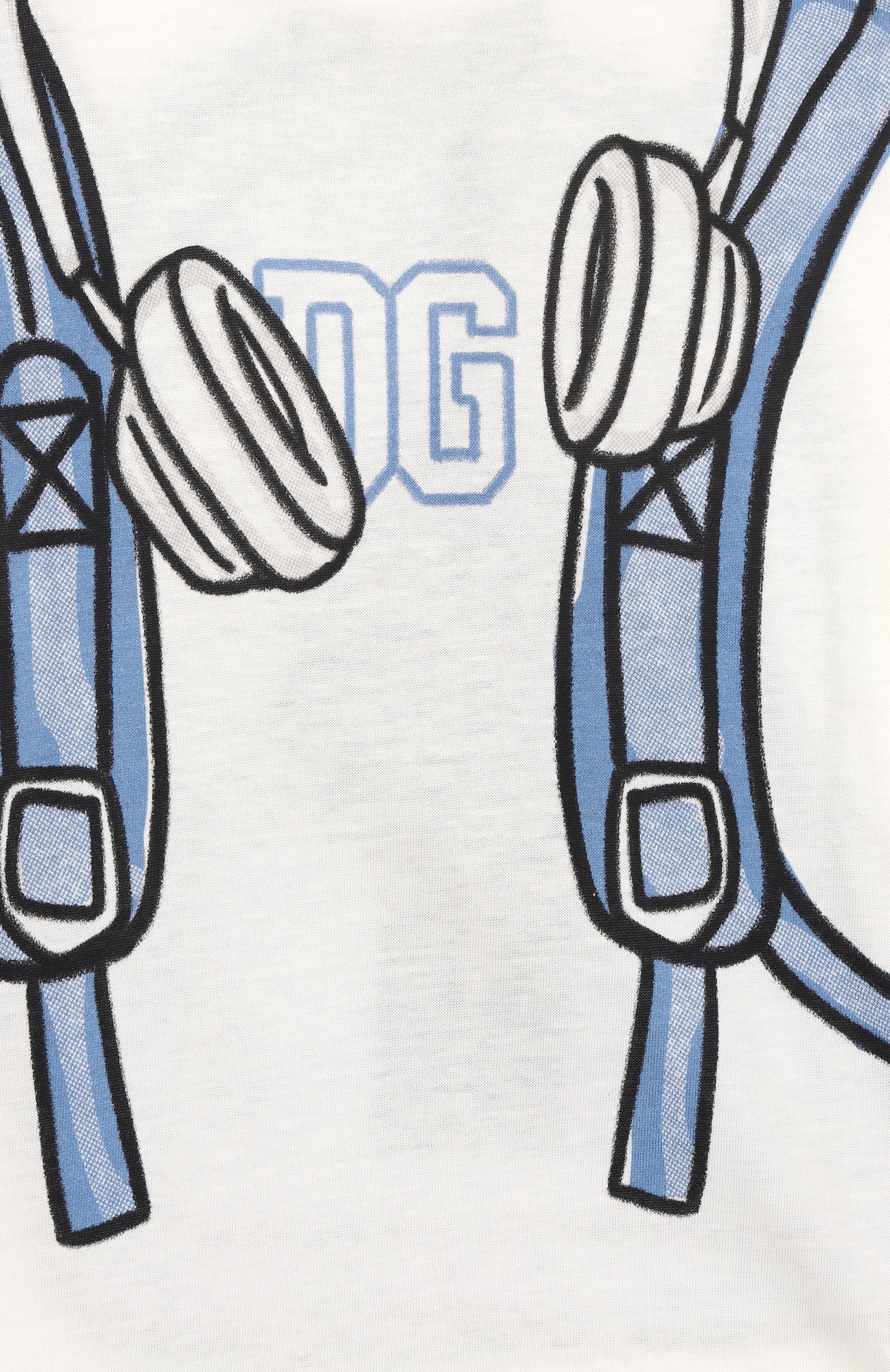 Хлопковая футболка DOLCE & GABBANA, арт. L4JTHV/II7H5/2-6, фото 3