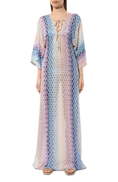 Туника из вискозы MISSONI разноцветного цвета по цене 99500 руб., арт. MC23SQ06/BR00TD, фото 3 Туника из вискозы MISSONI, арт. MC23SQ06/BR00TD, фото 3