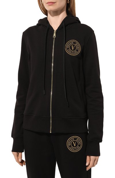 Хлопковая толстовка VERSACE JEANS COUTURE, арт. 76HAIT02/CF01T, фото 3