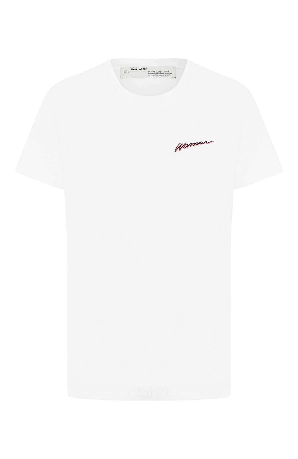 Хлопковая футболка OFF-WHITE, арт. 0WAA049R20B070990110, фото 1