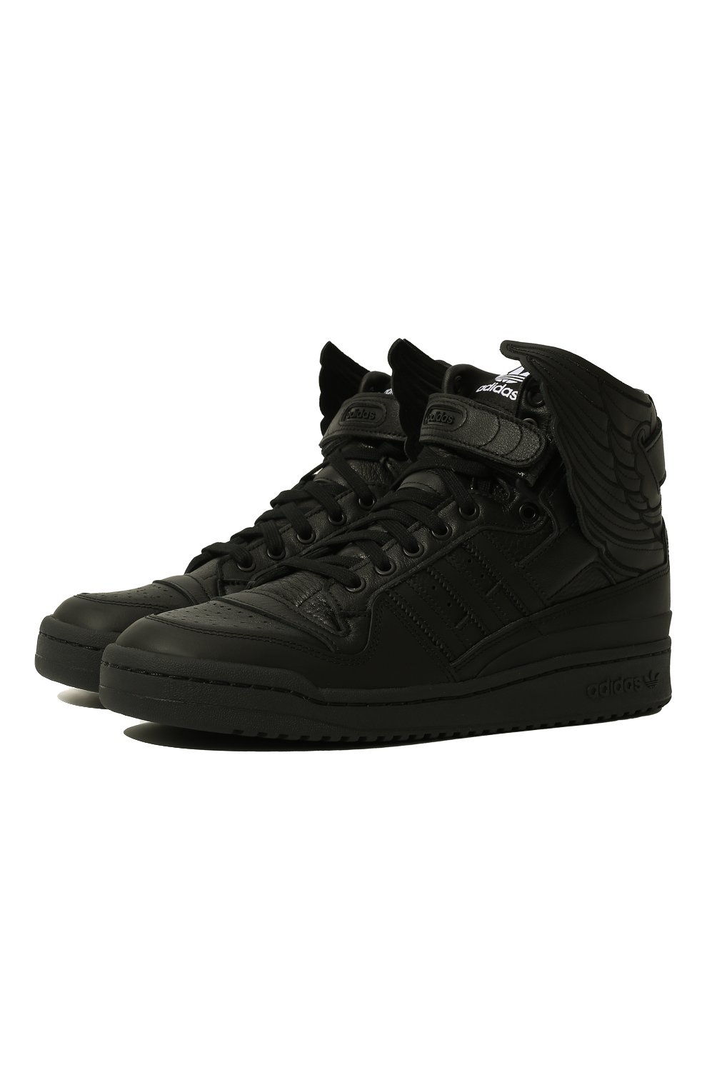 Мужские кеды jeremy scott x adidas forum hi wings 4.0 ADIDAS ORIGINALS черного цвета, арт. GY4419 | �Фото 1 (Материал сплава: Проставлено; Материал утеплителя: Без утеплителя; Подошва: Массивная; Драгоценные камни: Проставлено; Стили: Спорт)