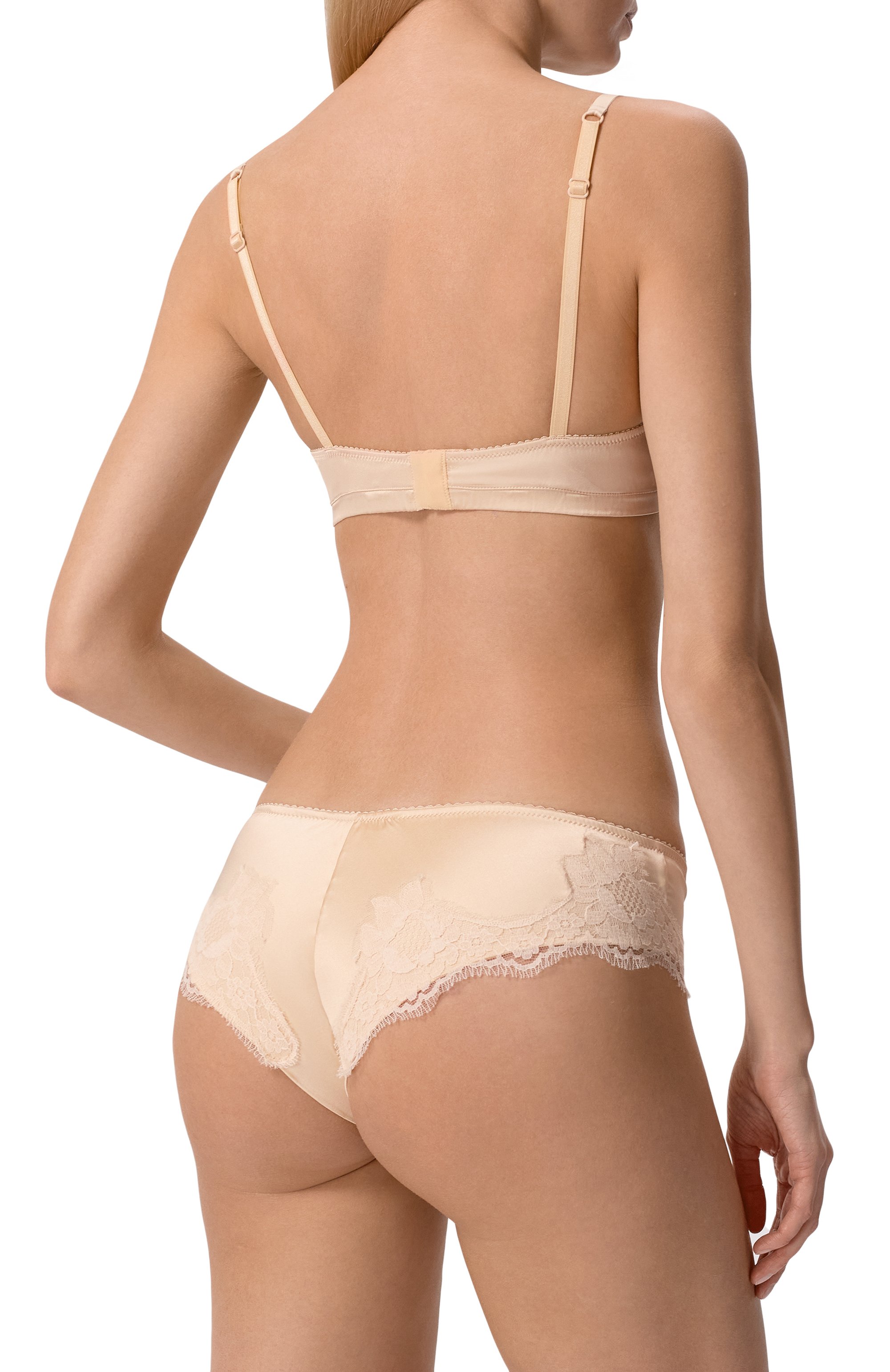 Бюстгальтер из шелка и хлопка DOLCE & GABBANA, арт. 01A01T/0N013, фото 3