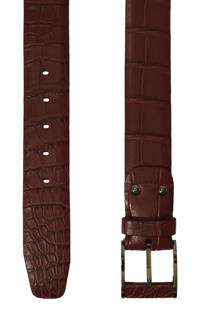 Ремень из кожи аллигатора ZILLI, арт. MJL-CLAQE-01011/0819/AMIS/120-130, фото 3