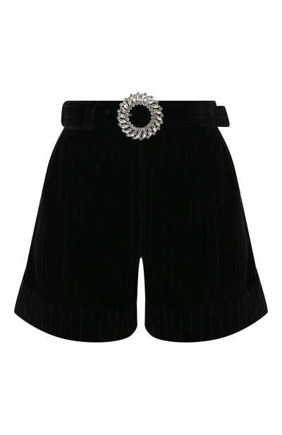 Женские бархатные шорты MIU MIU, арт. MP1469-1ZGU-F0002