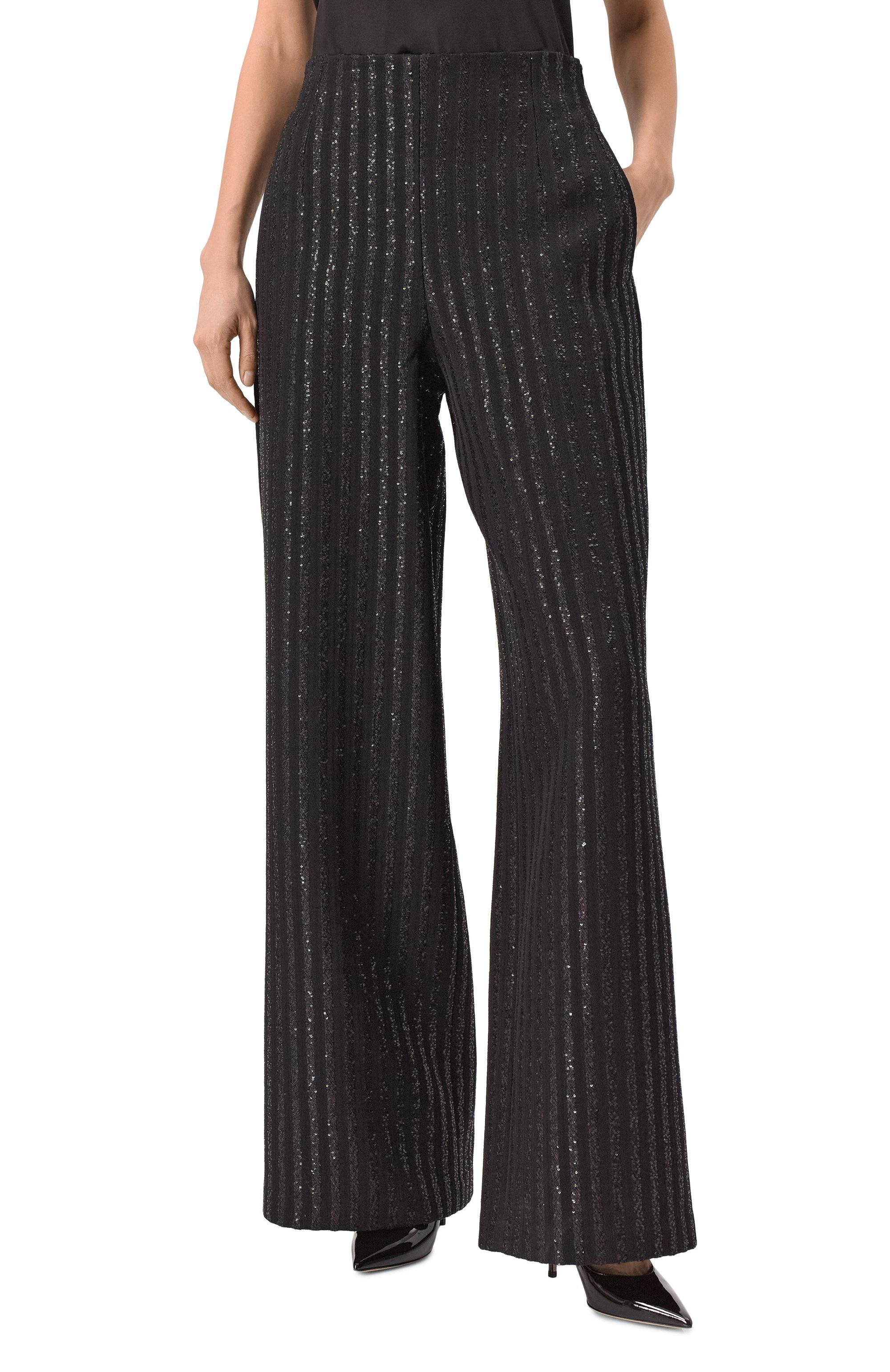 Брюки с отделкой пайетками MVST, арт. TXBPAN-Y271-1, фото 3