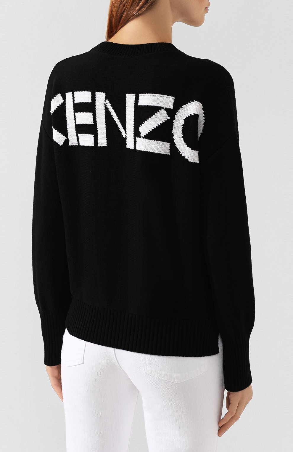 Пуловер KENZO черного цвета по цене 24200 руб., арт. F962T0496814, фото 4 Пуловер KENZO, арт. F962T0496814, фото 4