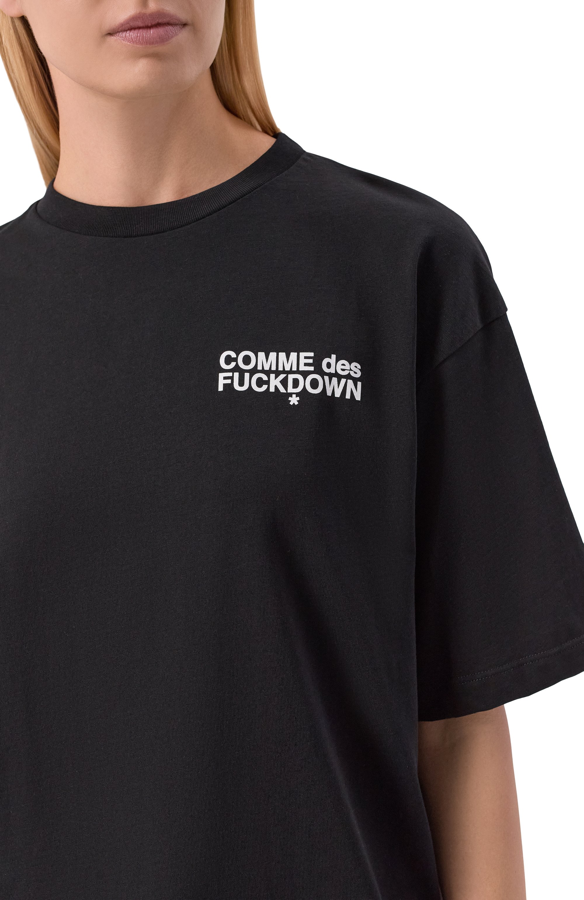 Хлопковая футболка COMME DES FUCKDOWN, арт. CFABW01665, фото 5