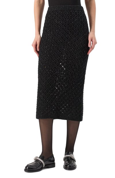 Юбка из шерсти и кашемира VIKA GAZINSKAYA, арт. SS25-2301, фото 3