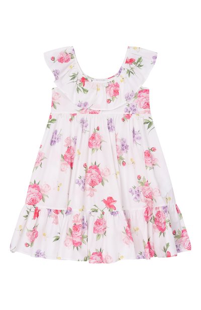 Хлопковое платье MONNALISA, арт. 19G902