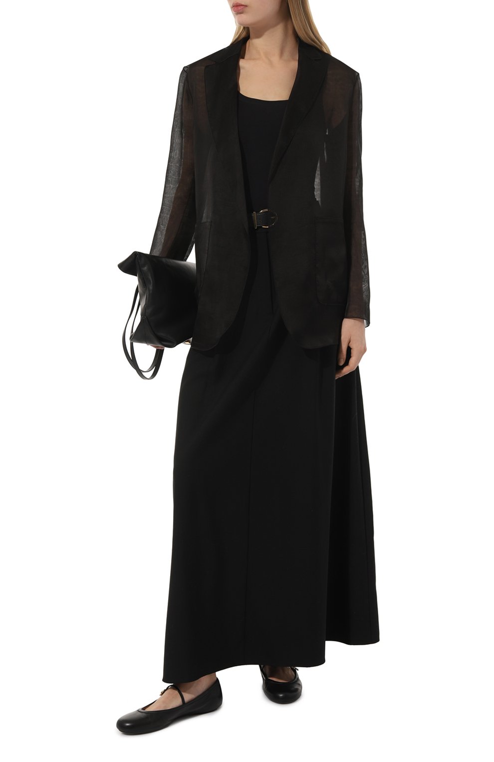 Шелковый жакет ANTONELLI FIRENZE черного цвета по цене 64150 руб., арт. L3758/256, фото 2 Шелковый жакет ANTONELLI FIRENZE, арт. L3758/256, фото 2