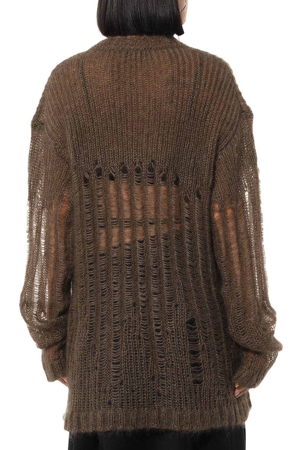 Пуловер из шерсти и шелка ANN DEMEULEMEESTER, арт. 2402-W-KN09-KN044-046, фото 4