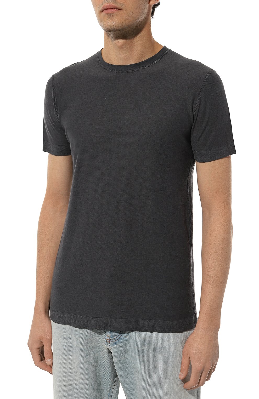 Хлопковая футболка HANNES ROETHER, арт. YA35N-K.200, фото 3