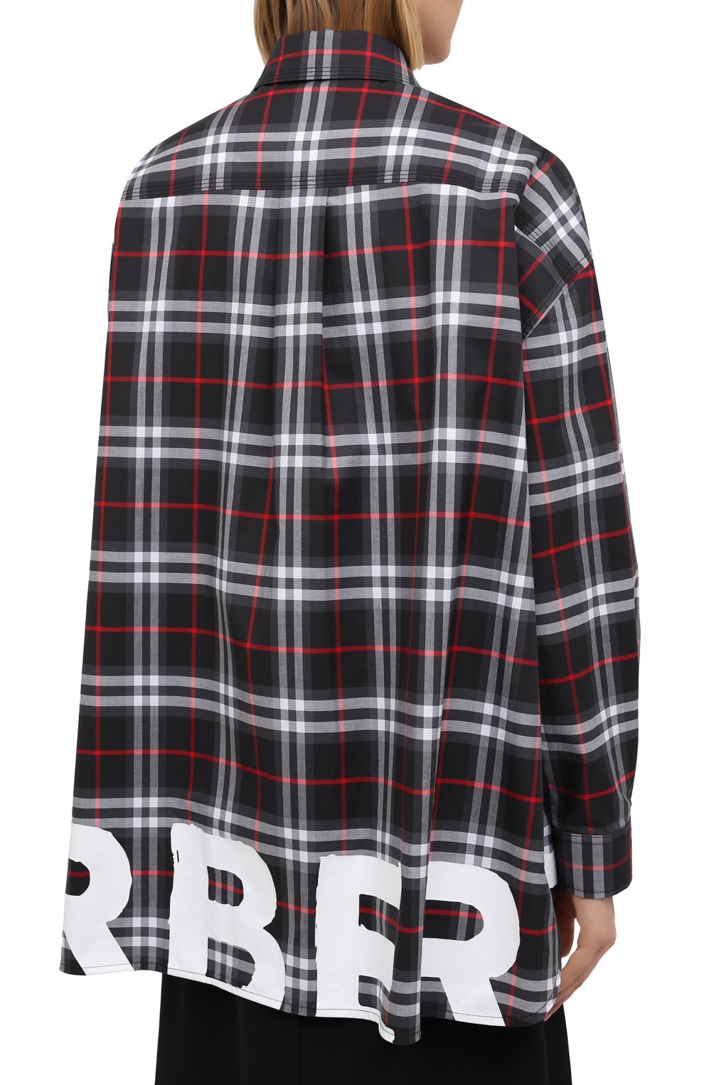Хлопковая рубашка BURBERRY, арт. 8038144, фото 4