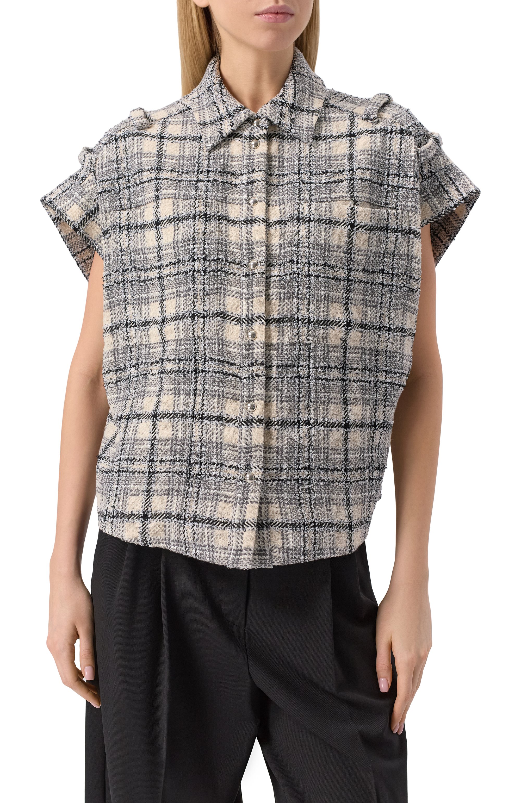 Твидовый жилет IRO, арт. WP100SAMIE, фото 3