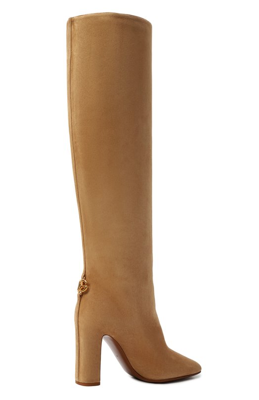 Замшевые сапоги Jackie New 90 Dolce & Gabbana CU1218/A1275 Бежевый  CU1218/A1275 Фото 5