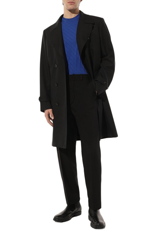 

Хлопковый джемпер Kiton, Синий