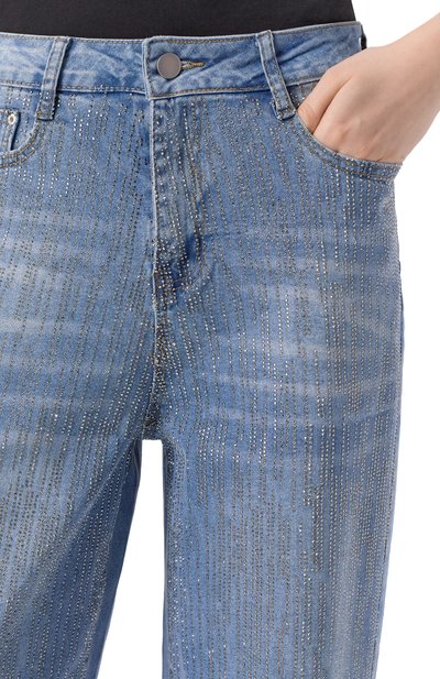 Джинсы с отделкой стразами SASHA KIM, арт. УТ-00001793, фото 5