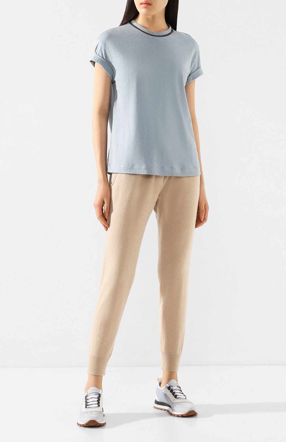 Кашемировые джоггеры BRUNELLO CUCINELLI, арт. M12169199, фото 2