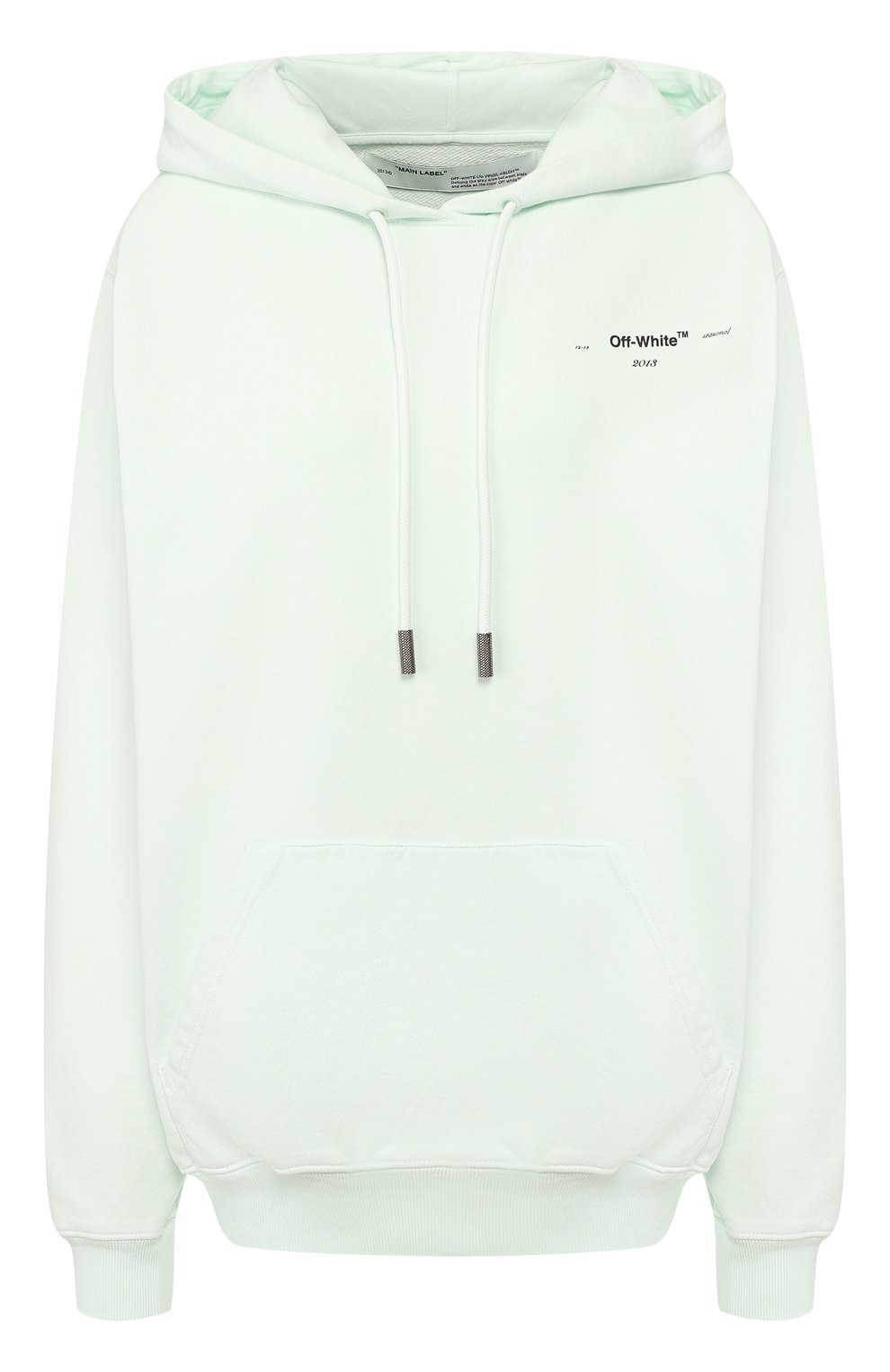 Хлопковое худи OFF-WHITE, арт. 0WBB035R200030393110, фото 1