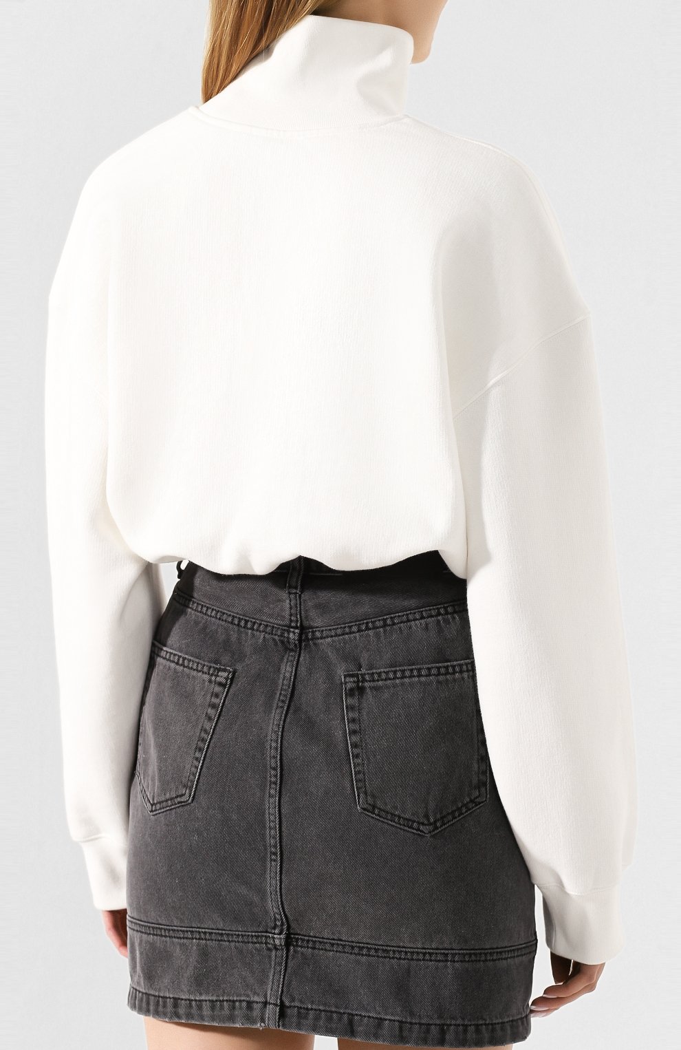 Хлопковый свитшот ALEXANDER WANG, арт. 1CC1201335, фото 4