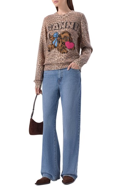 Шерстяной свитер GANNI, арт. A1070147, фото 2