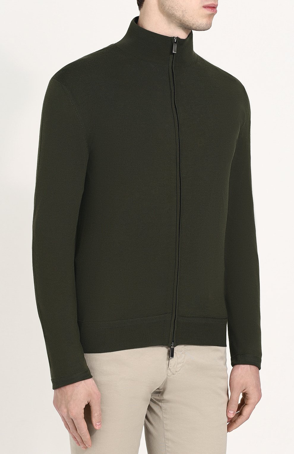 Кардиган из смеси шерсти и кашемира на молнии ZEGNA, арт. UPT91/157, фото 3