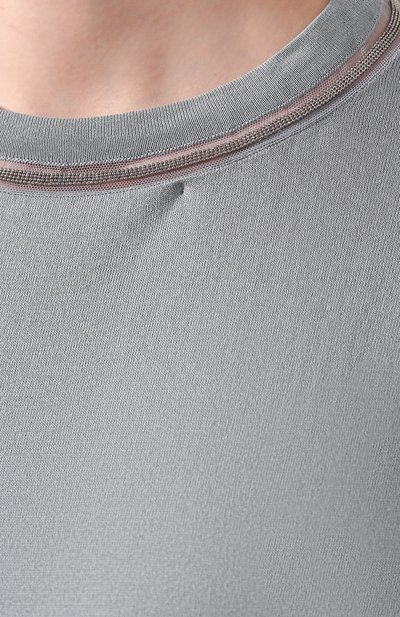 Хлопковая футболка BRUNELLO CUCINELLI, арт. M8I867320, фото 5