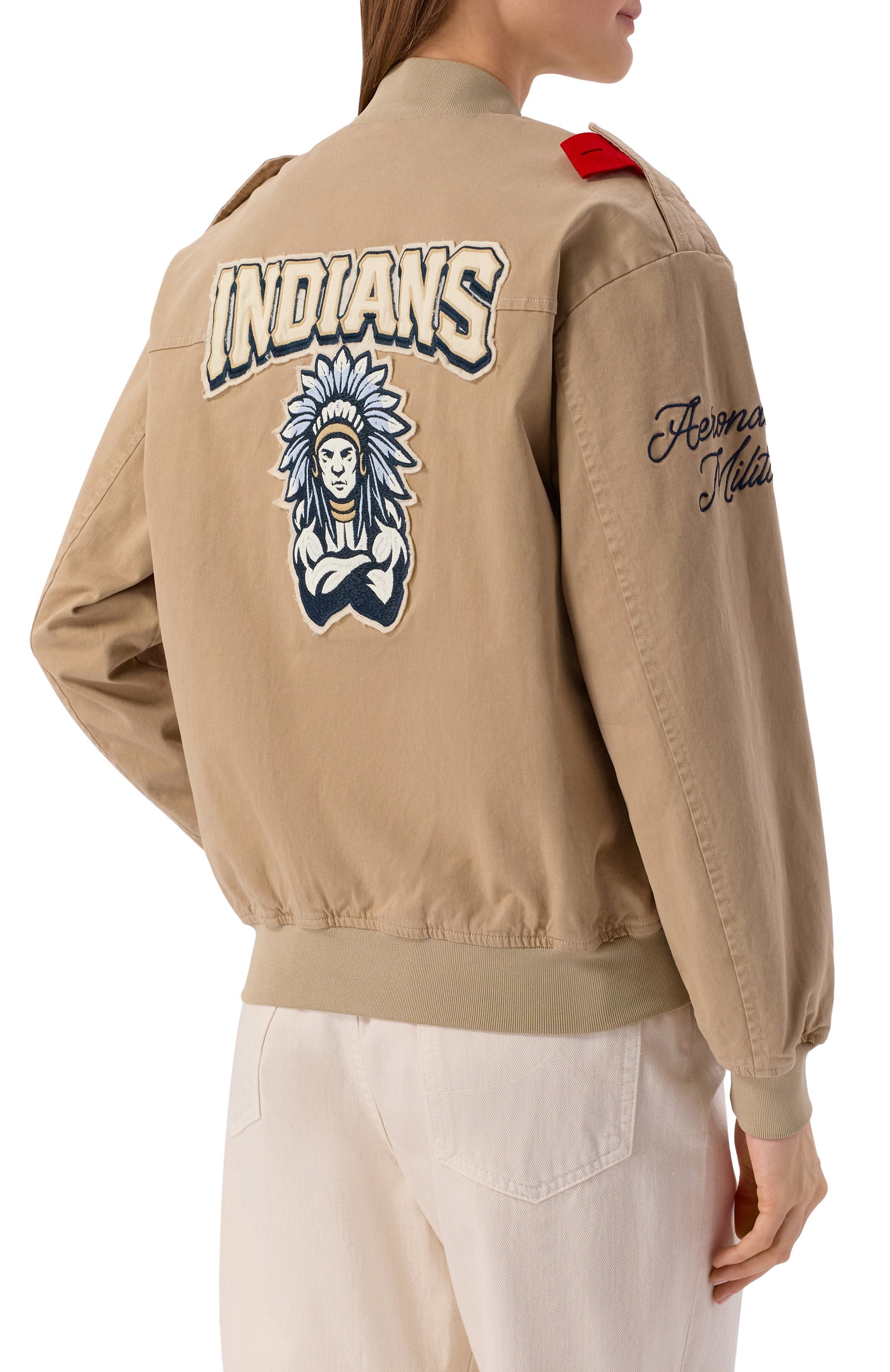 Хлопковый бомбер AERONAUTICA MILITARE, арт. AB3041DCT04272, фото 4