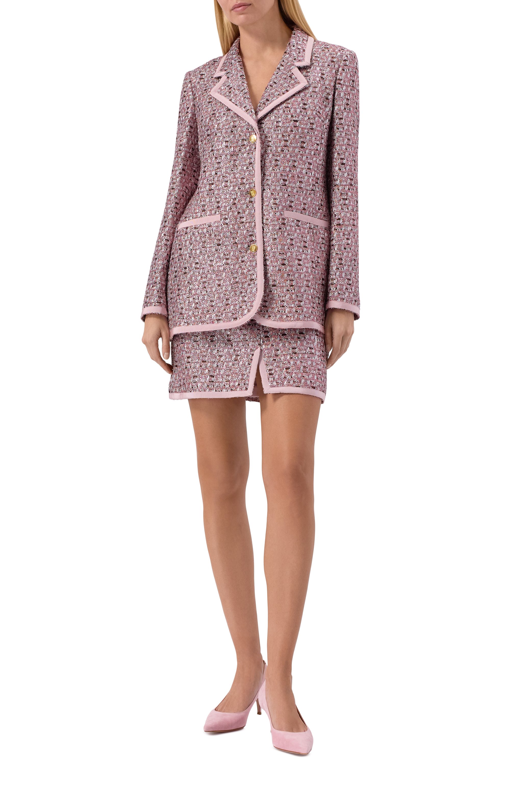 Твидовая юбка GIAMBATTISTA VALLI, арт. 25FWSVCA2C31/74UBE, фото 2