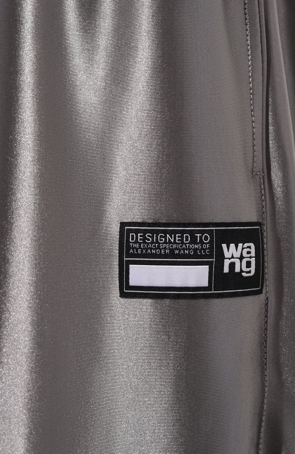 Брюки ALEXANDERWANG.T серебряного цвета по цене 79150 руб., арт. 4CC3244367, фото 5 Брюки ALEXANDERWANG.T, арт. 4CC3244367, фото 5