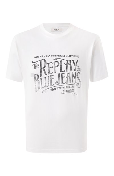 Мужская хлопковая футболка REPLAY, арт. M3042 .000.2660
