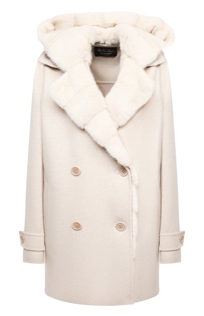 Кашемировое пальто с мехом норки LORO PIANA, арт. FAL2213, фото 1