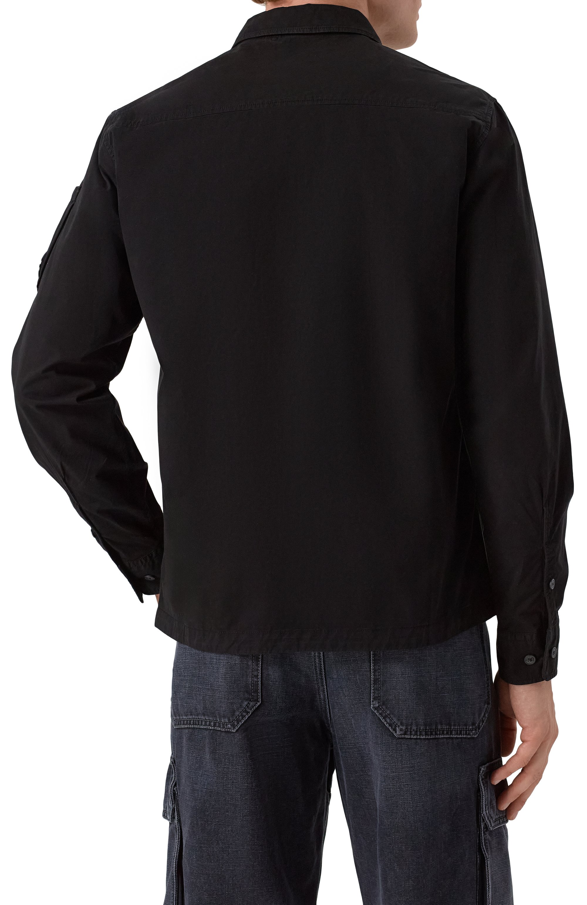 Хлопковая куртка-рубашка C.P. COMPANY, арт. RCCM0S705A110143G, фото 4