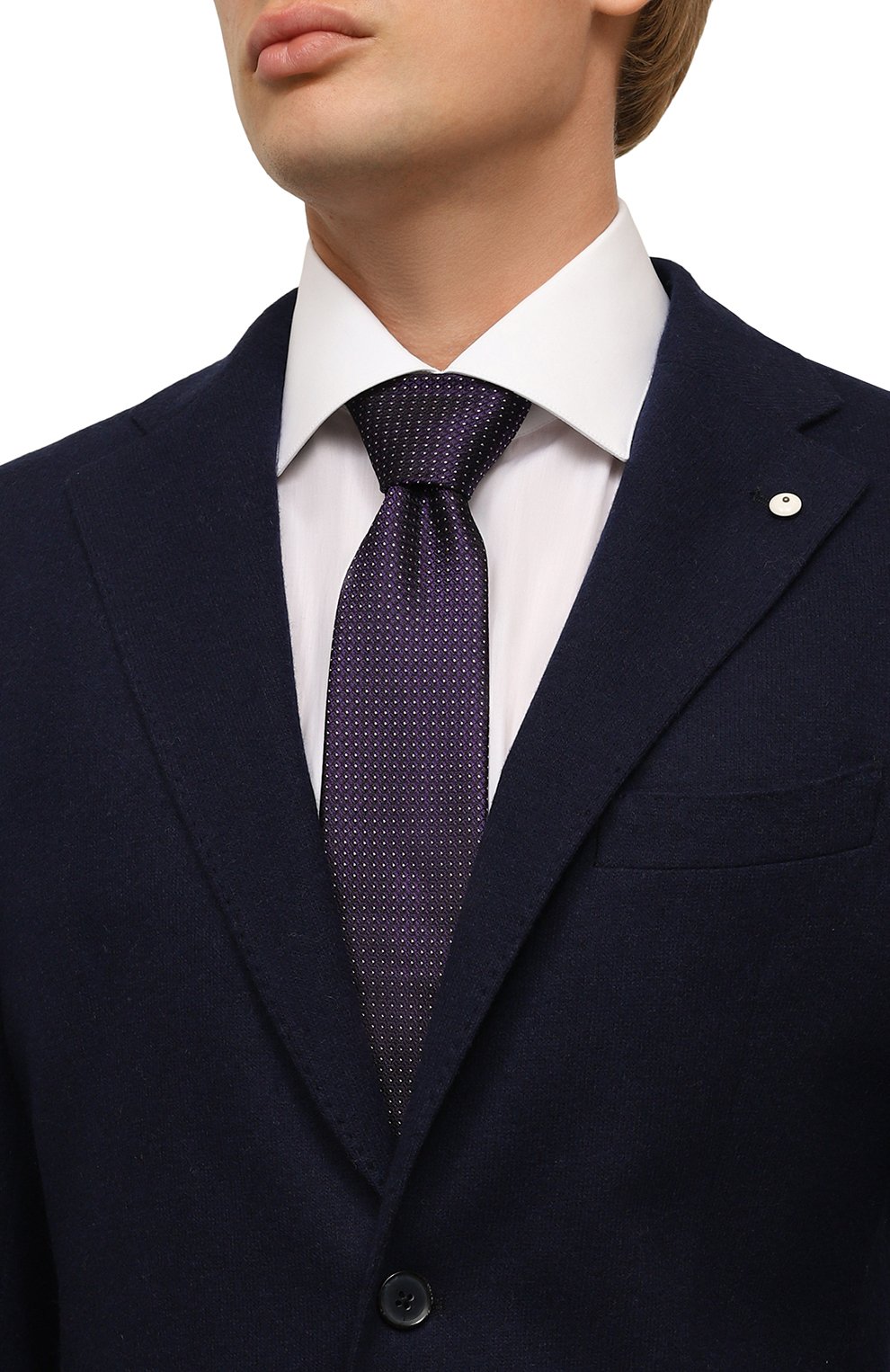 Шелковый галстук CANALI, арт. 18/HJ04129, фото 2