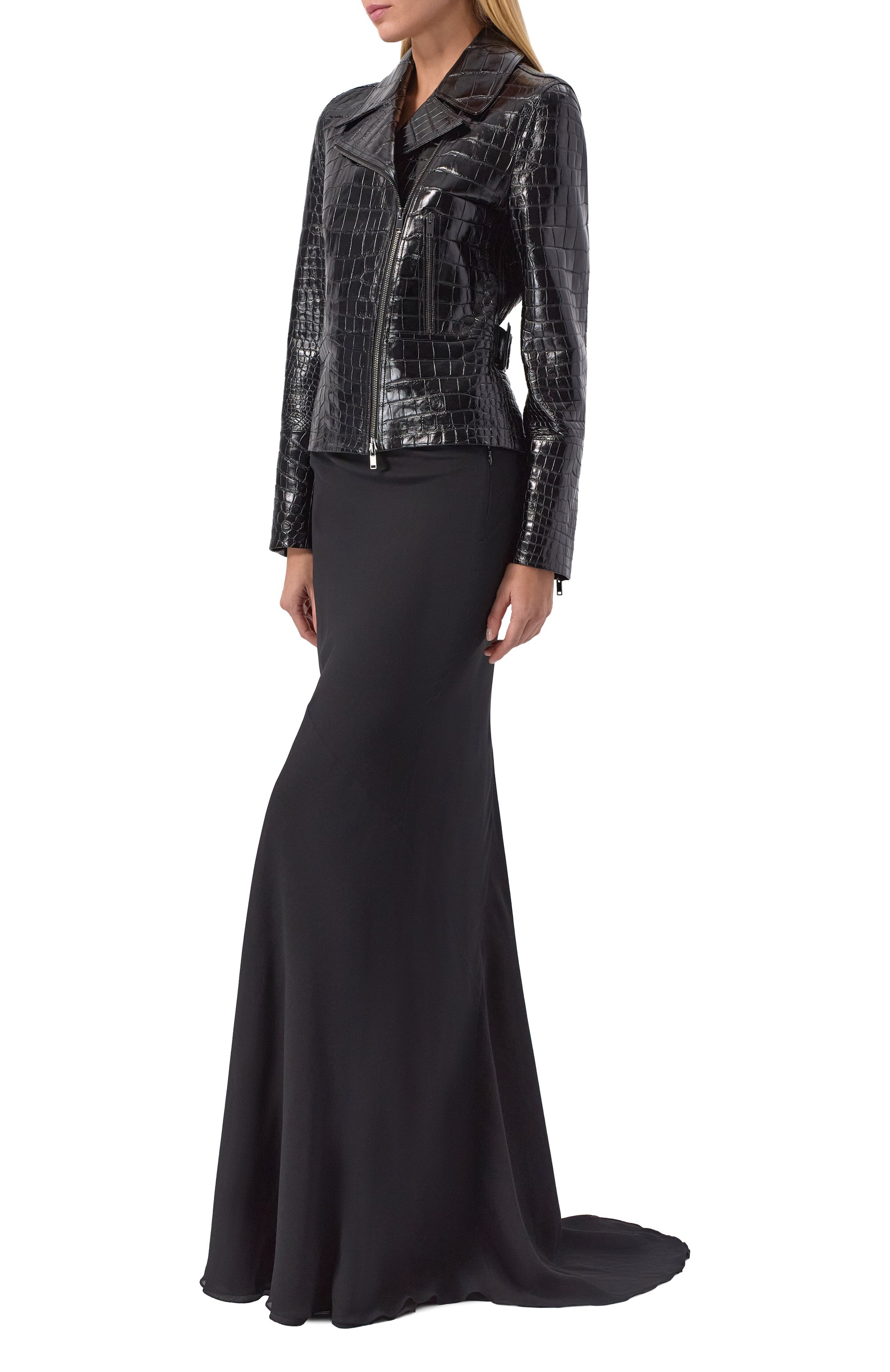 Куртка из кожи крокодила MVST, арт. EXBCK-Y439-2, фото 2