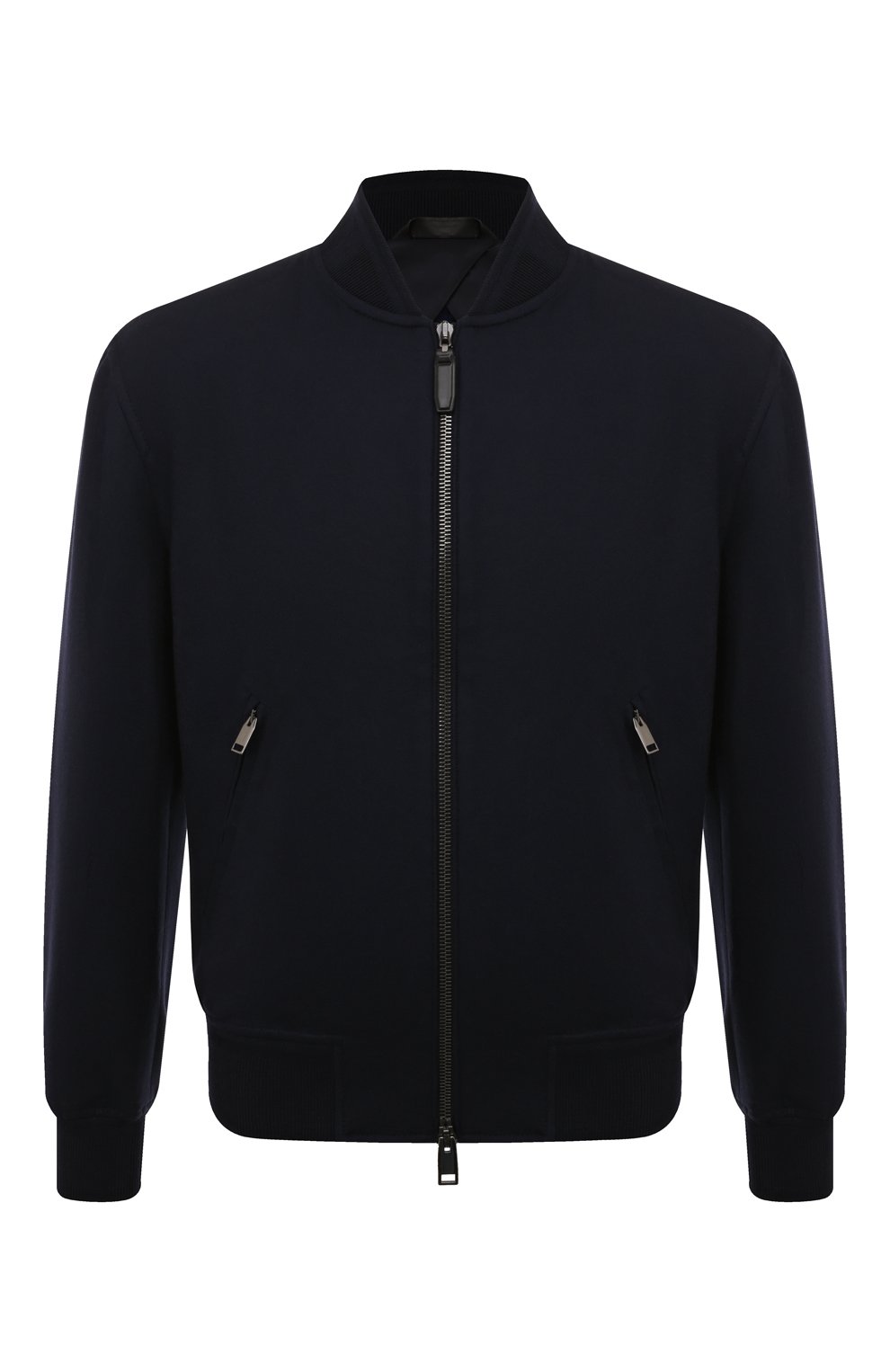 Шерстяной бомбер BRIONI темно-синего цвета по цене 361000 руб., арт. SLTS0L/PBA40, фото 1 Шерстяной бомбер BRIONI, арт. SLTS0L/PBA40, фото 1