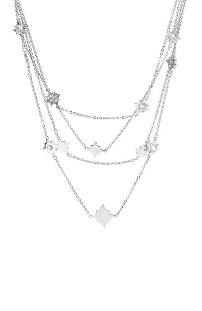 Колье sky full of stars BLUEJAY серебряного цвета по цене 39600 руб., арт. BJS-SFS, фото 3 Колье sky full of stars BLUEJAY, арт. BJS-SFS, фото 3