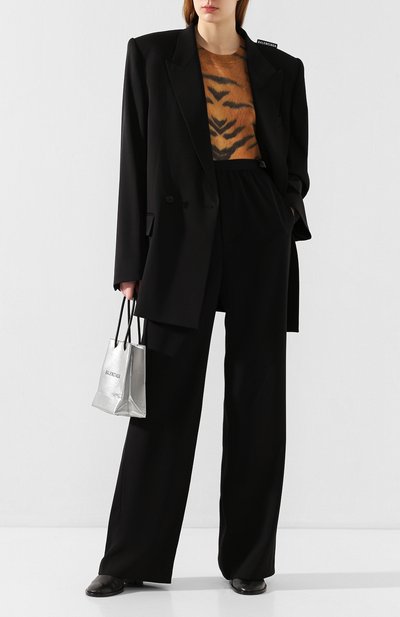 Шерстяной жакет BALENCIAGA черного цвета по цене 296500 руб., арт. 602185/TGT09, фото 2 Шерстяной жакет BALENCIAGA, арт. 602185/TGT09, фото 2