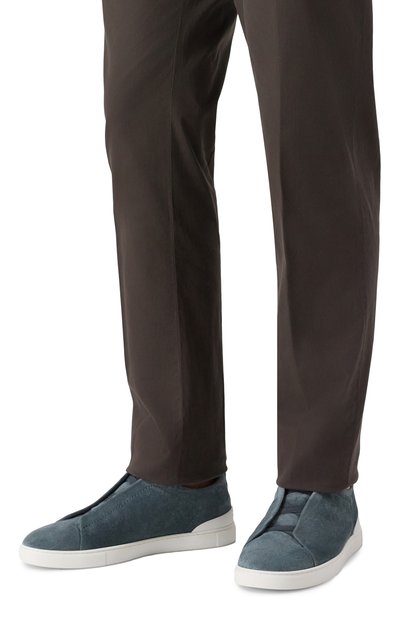 Замшевые кеды triple stitch ZEGNA, арт. S4667Z/LHS0Y, фото 3