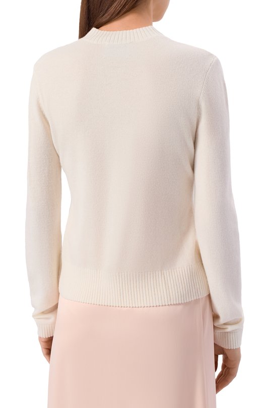 Кардиган из шерсти и кашемира Ellyme 00381 Белый  00381 Фото 4