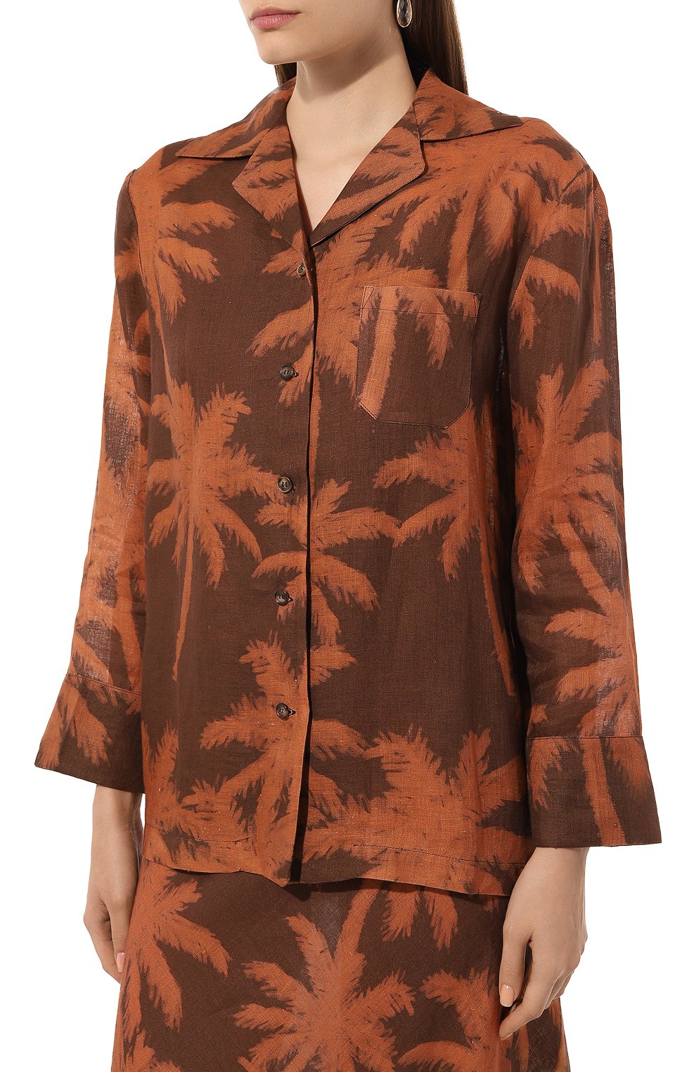 Льняная рубашка MANEBI, арт. A68NA, фото 3